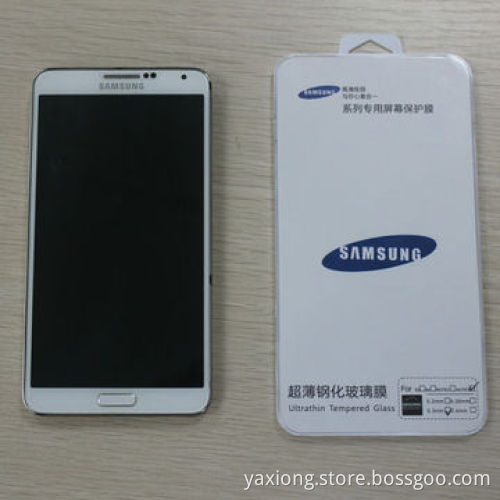 Newest 0.2mm 9H privacy tempered glass screen protector for Samsung Note 3 /S4